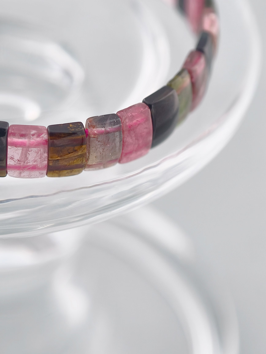 Natural Tourmaline Simple Style Bracelet image