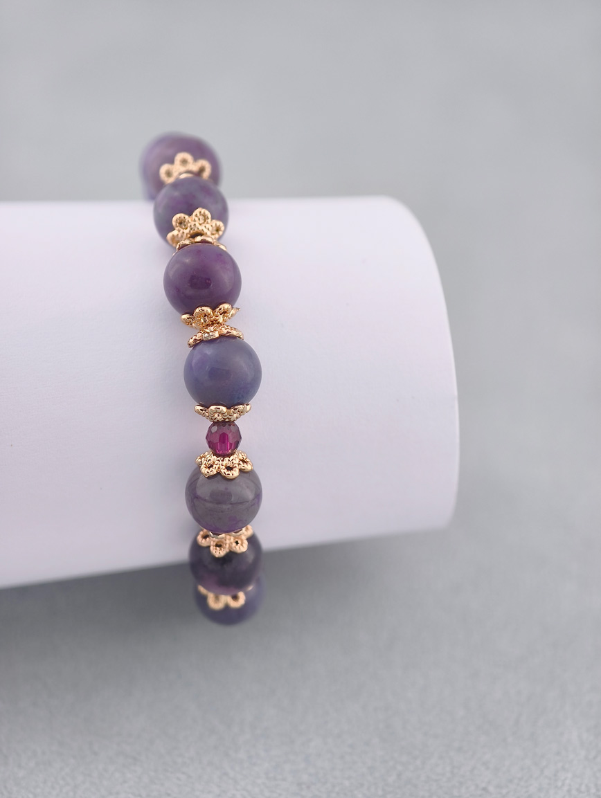 Natural Sugilite Delicate Style Bracelet image