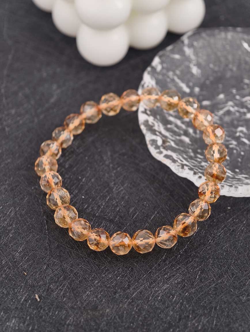 Natural Faceted Citrine Bracelet image