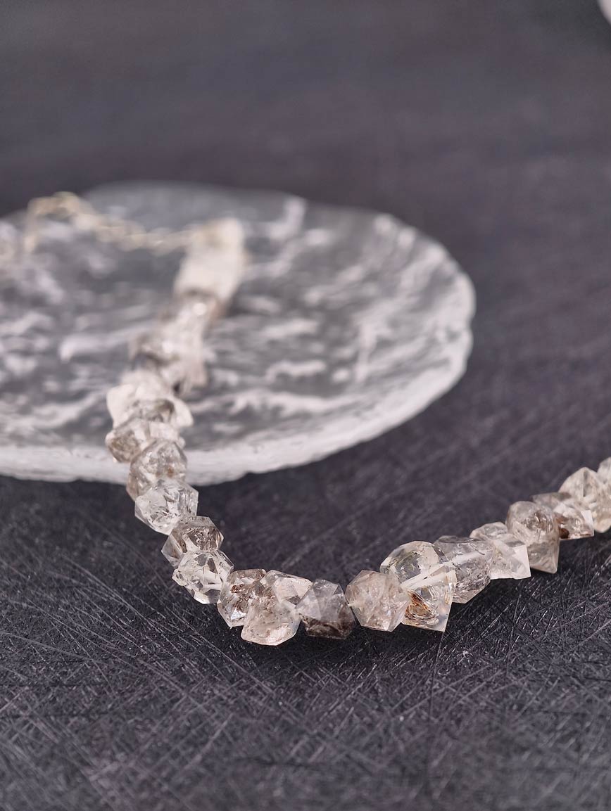 Natural Herkimer Diamond Bracelet image