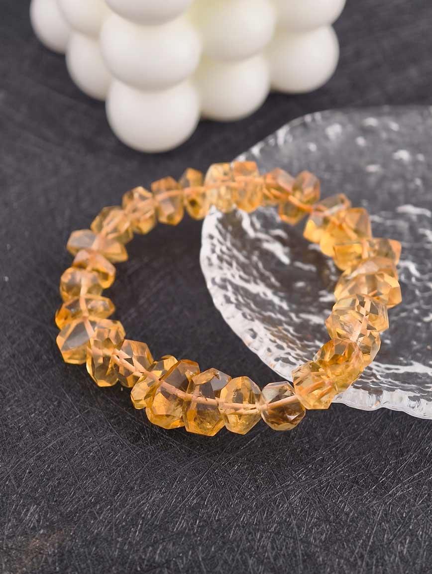 Natural Irregular Citrine Bracelet image