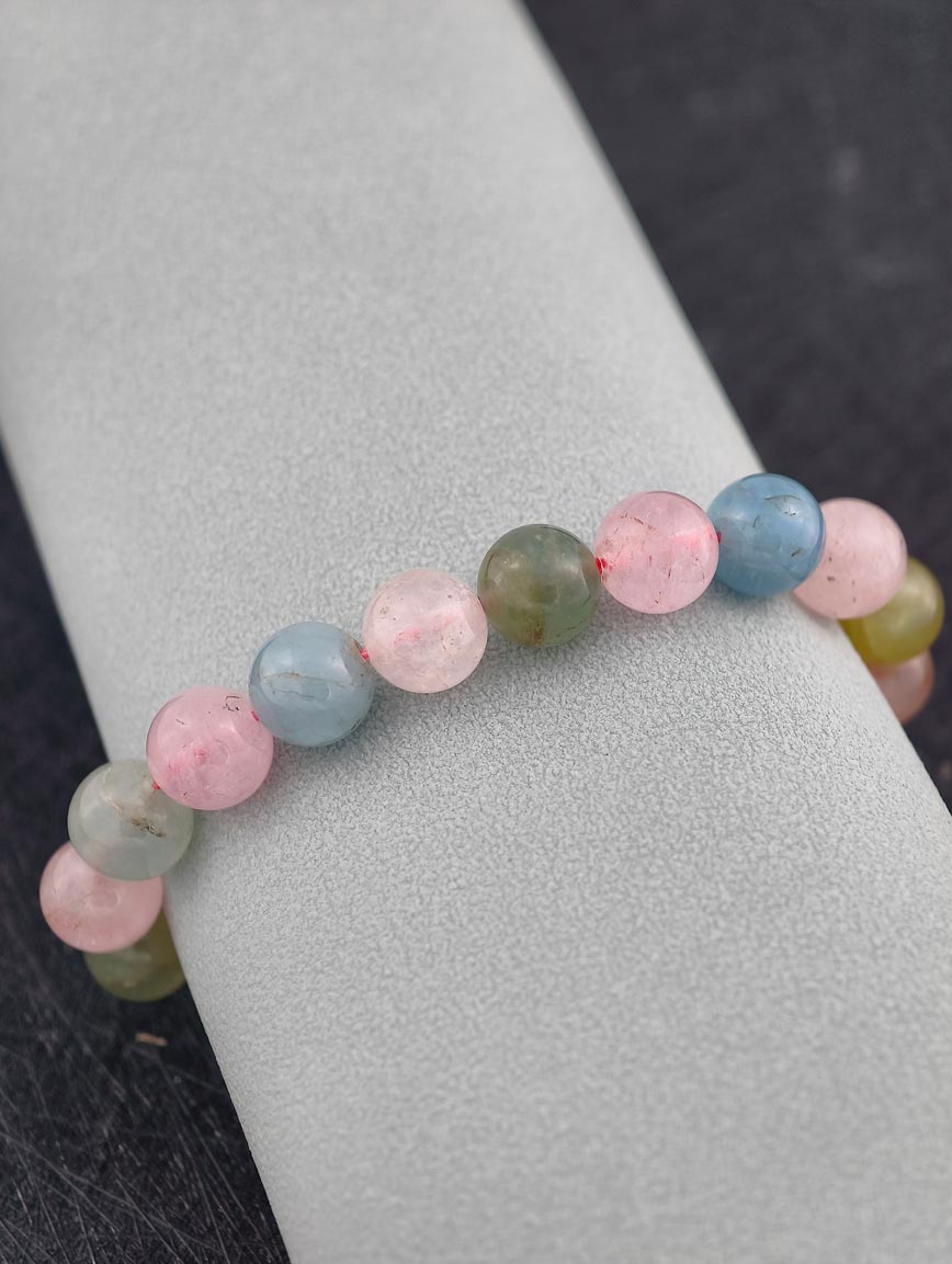 Natural Morganite Simple Style Bracelet image