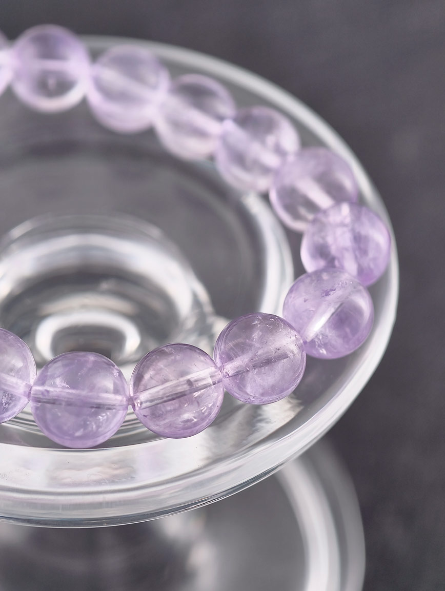 Natural Lavender Amethyst Bracelet image