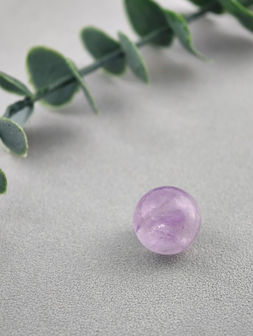 Natural Amethyst Ball Ornament image