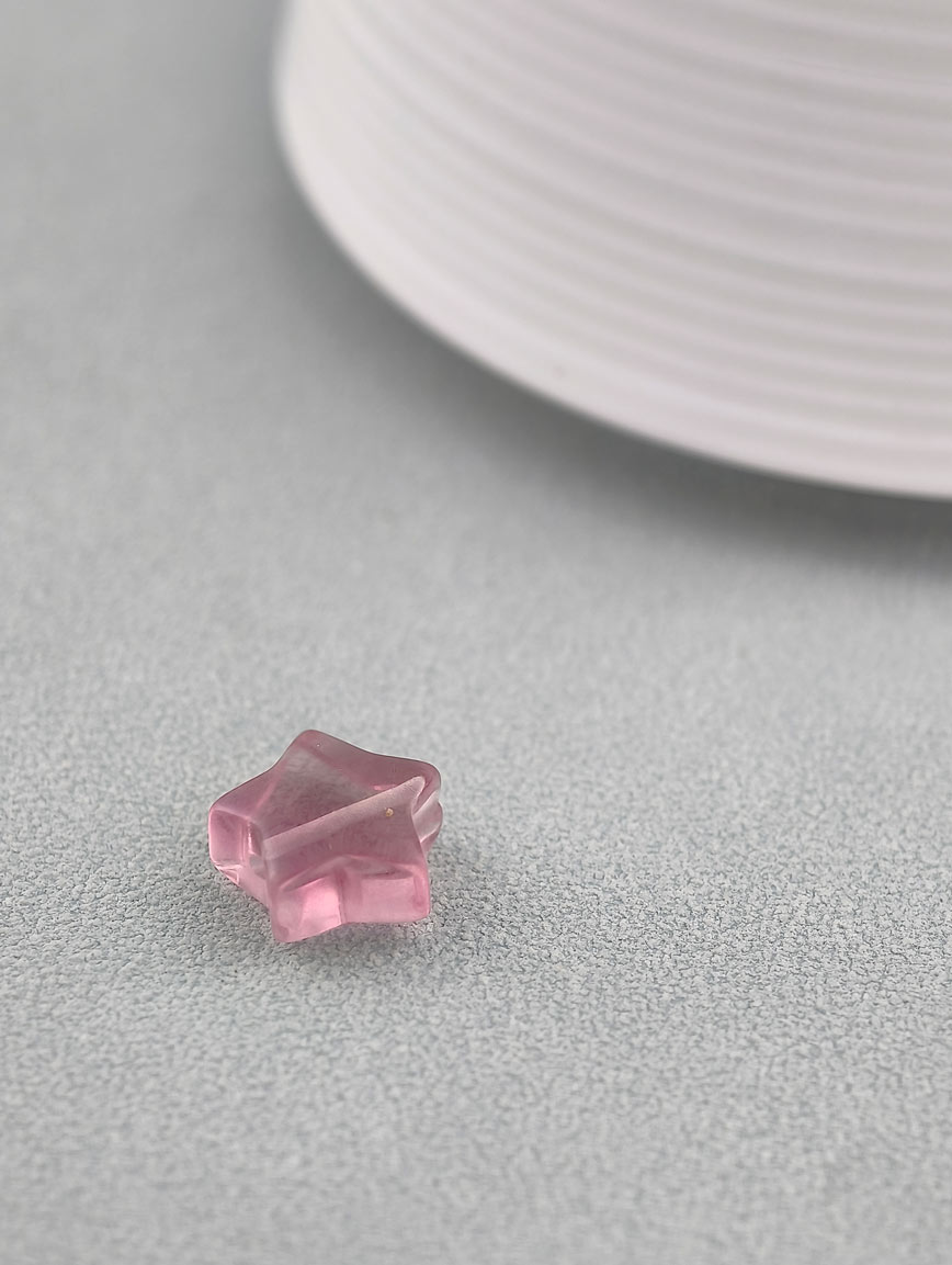 Natural Colored Fluorite Star DIY Accessory image