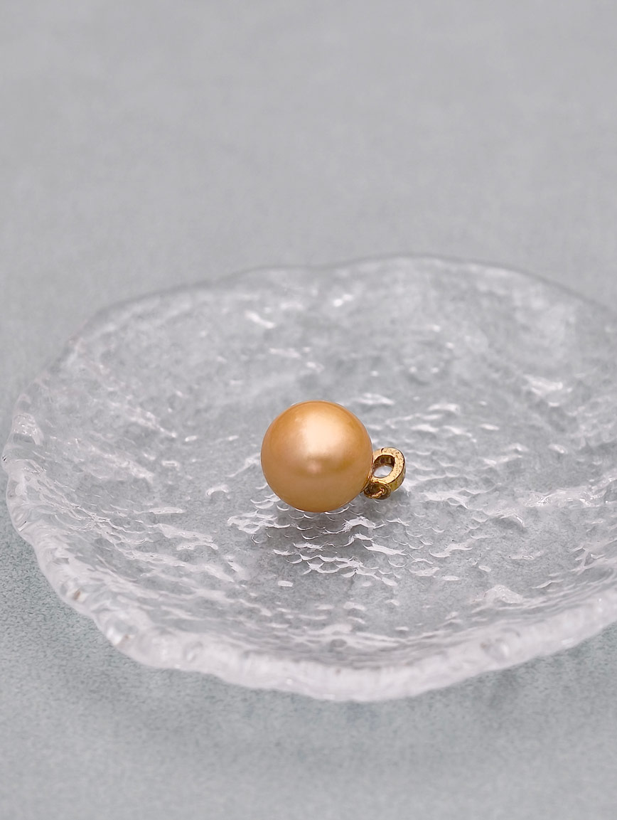 S925 Silver South Sea Golden Pearl Pendant image