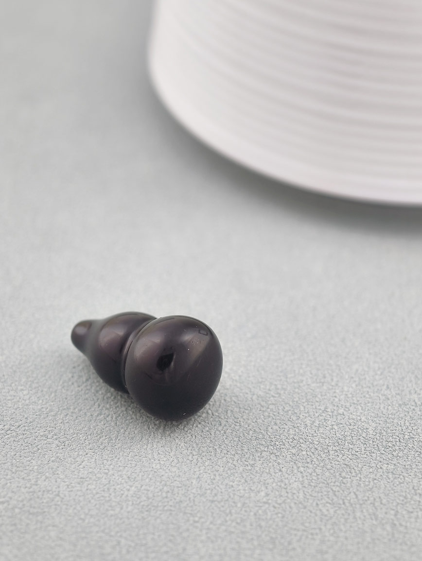 Natural Obsidian Gourd DIY Accessory image