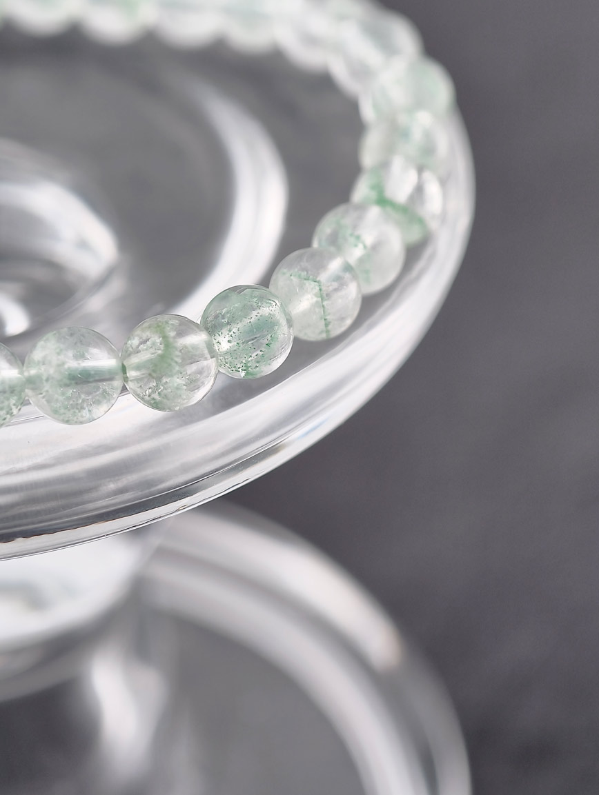 Natural Emerald Phantom Bracelet image
