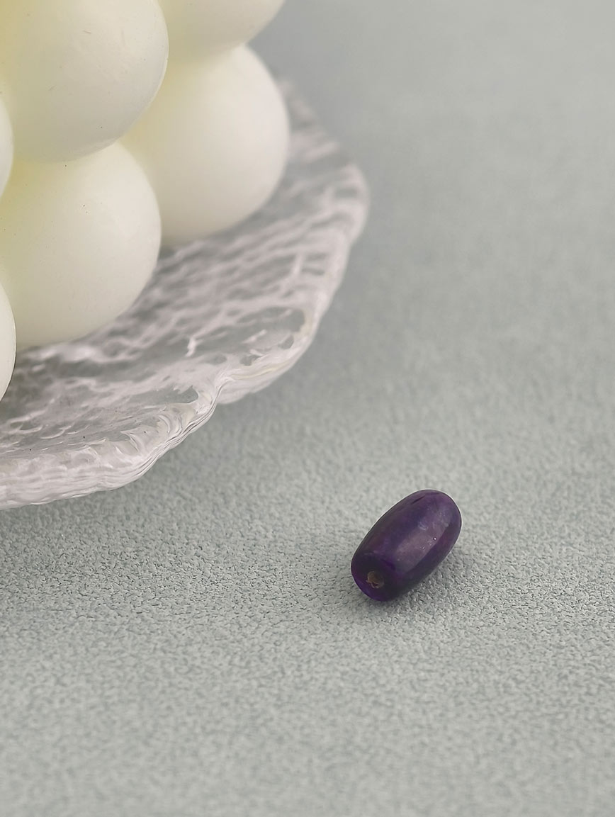 Rice Bead Shaped Sugilite DIY Accessory image