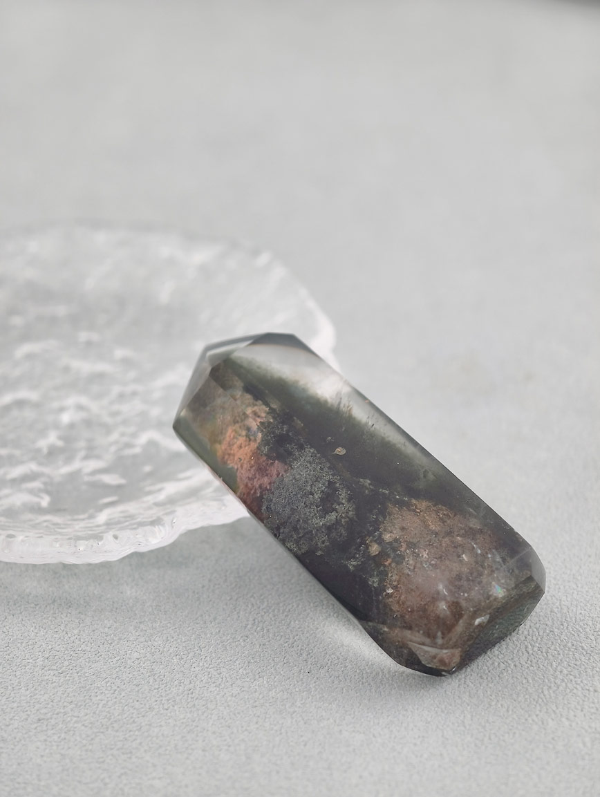 Top Grade Natural Colorful Phantom Crystal Column image