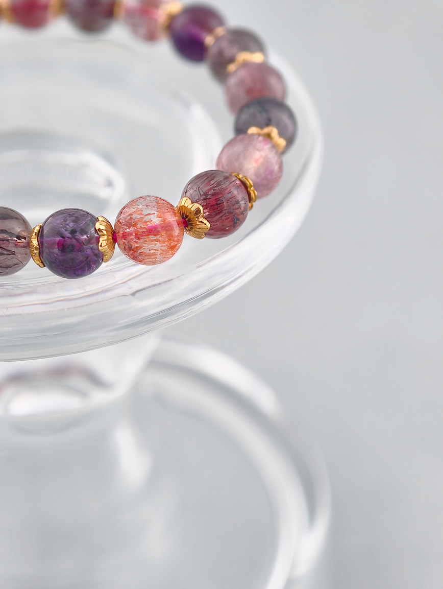 Natural Super Seven Simple Style Bracelet image