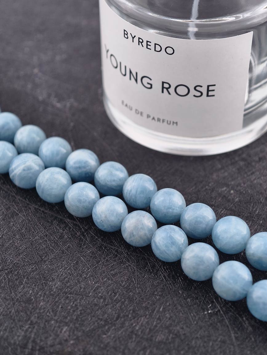 Natural Aquamarine Simple Style Necklace image