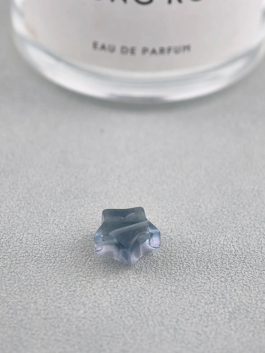 Natural Colored Fluorite Star DIY Accessory image