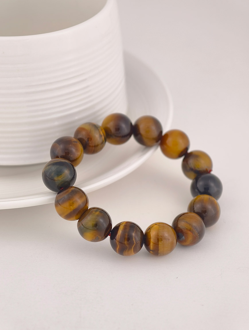 Natural Yellow Tiger's Eye Bracelet image
