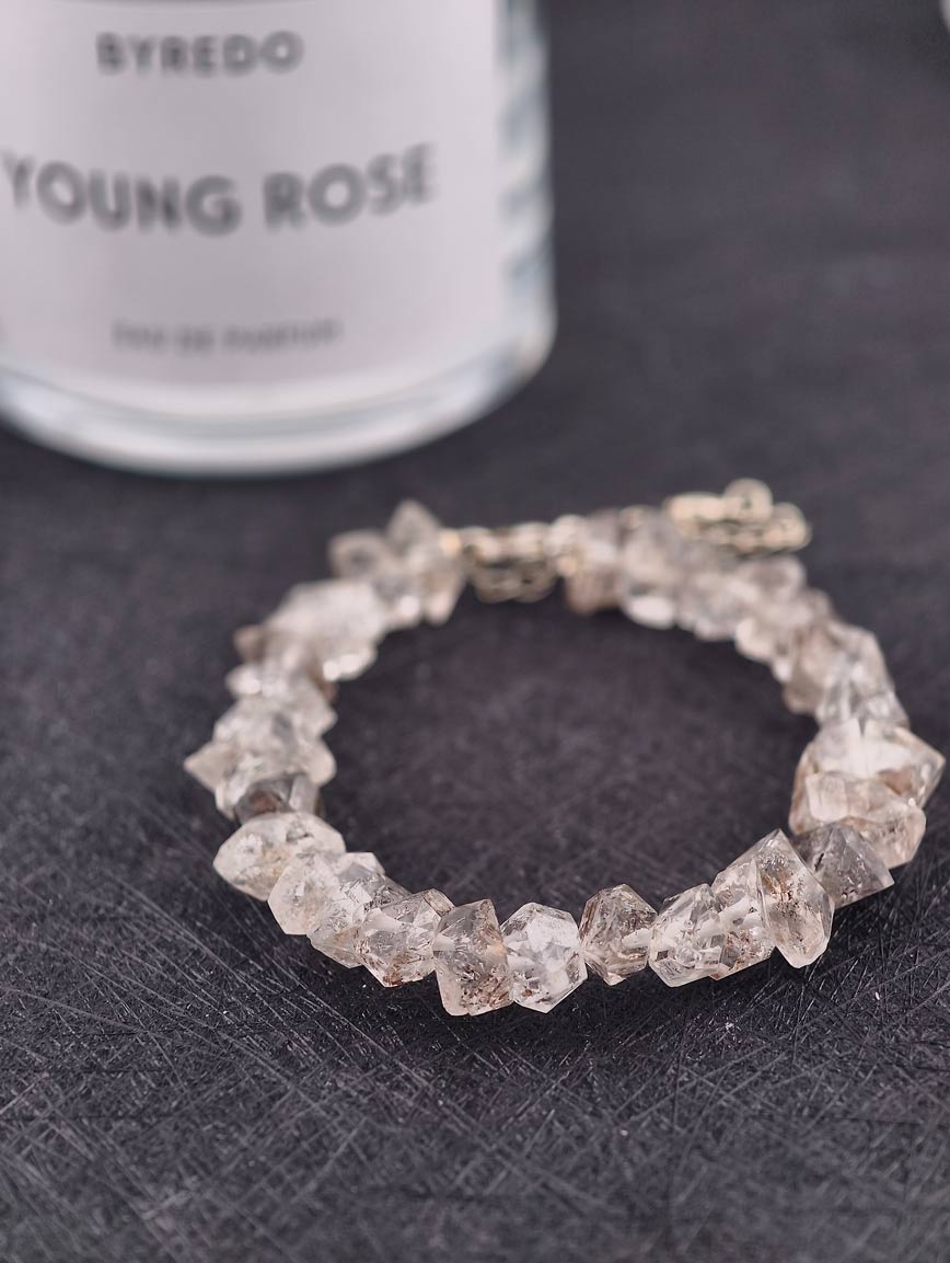 Natural Herkimer Diamond Bracelet image