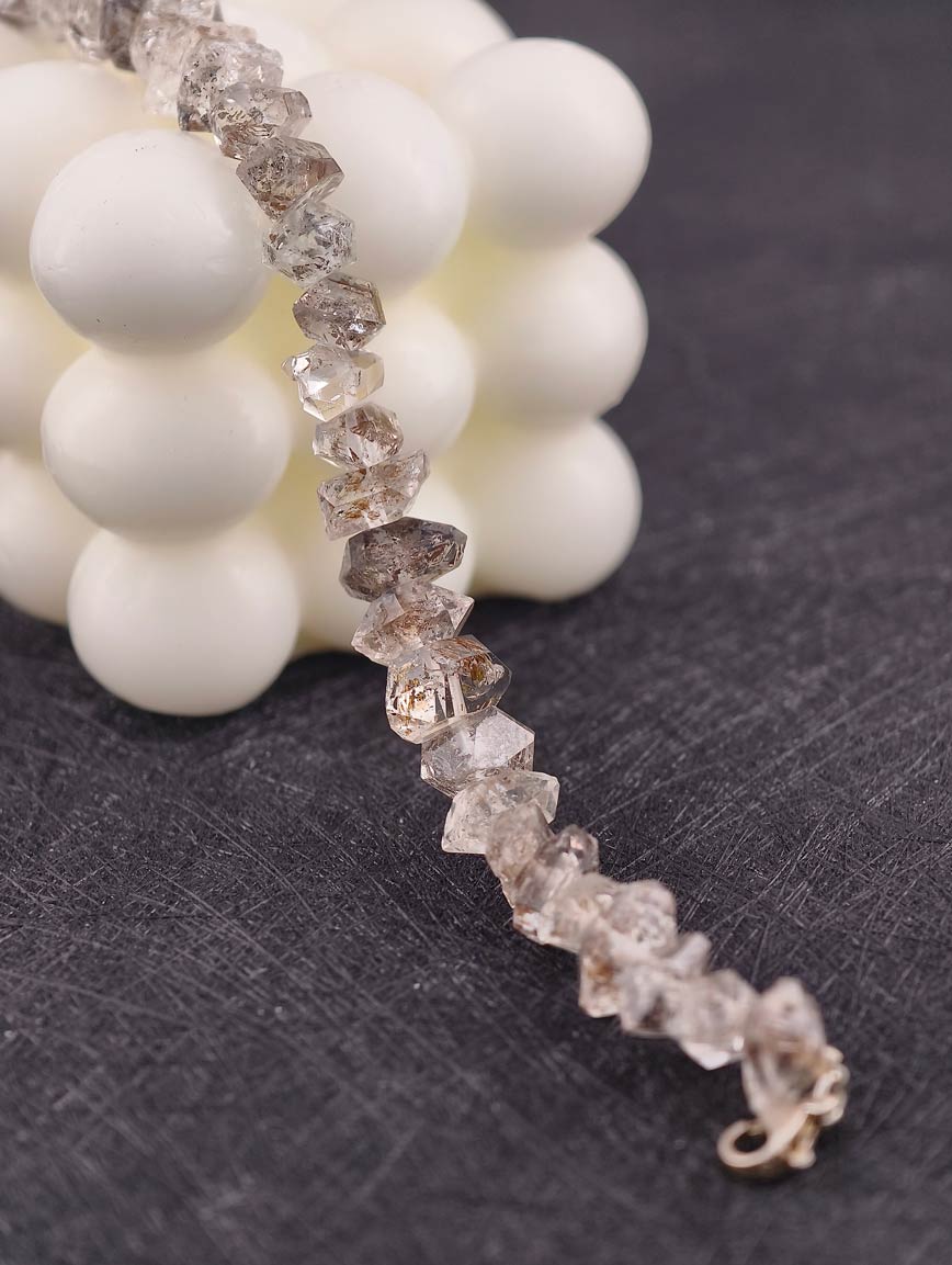 Natural Herkimer Diamond Bracelet image