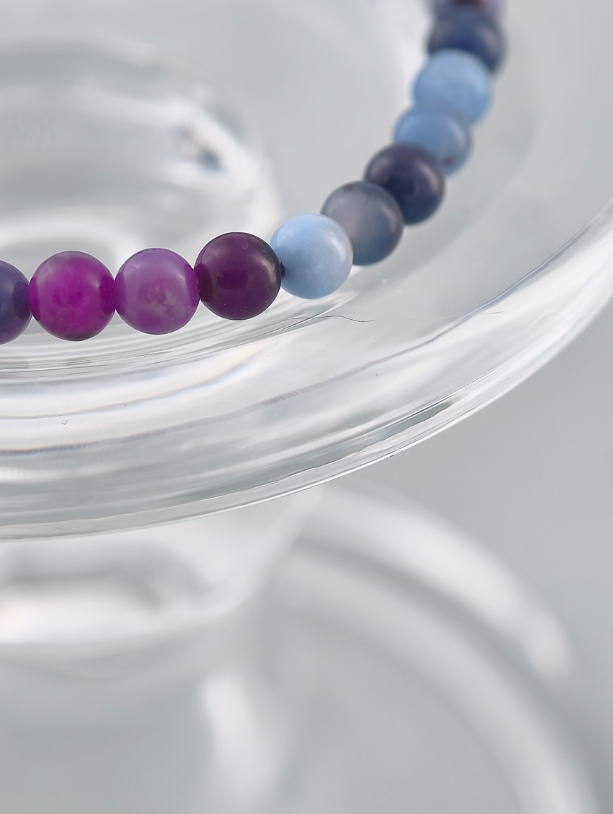 South African Natural Sugilite Bracelet image