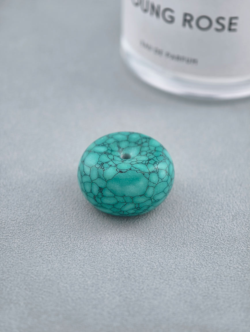 Natural Turquoise Peace Buckle DIY Accessory image