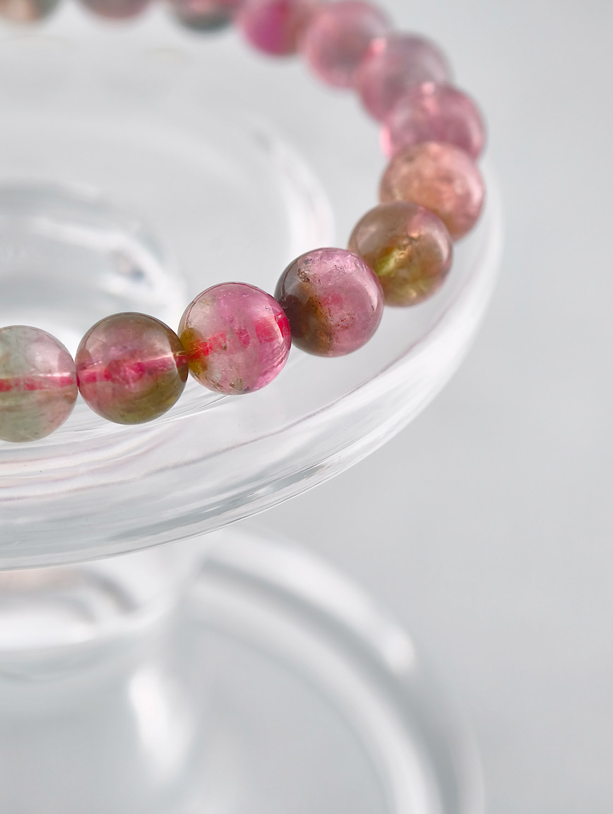 Collectible Natural Watermelon Tourmaline Bracelet image