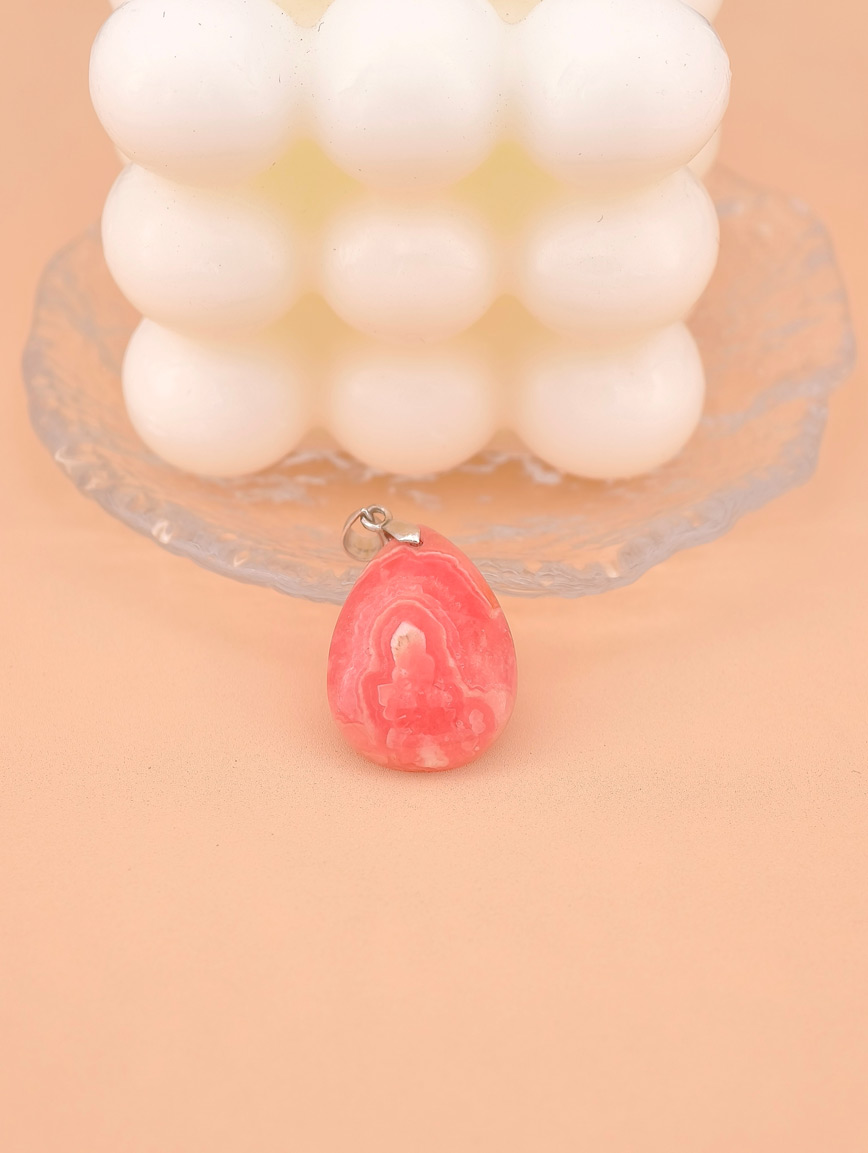 Natural Rhodochrosite Pendant image