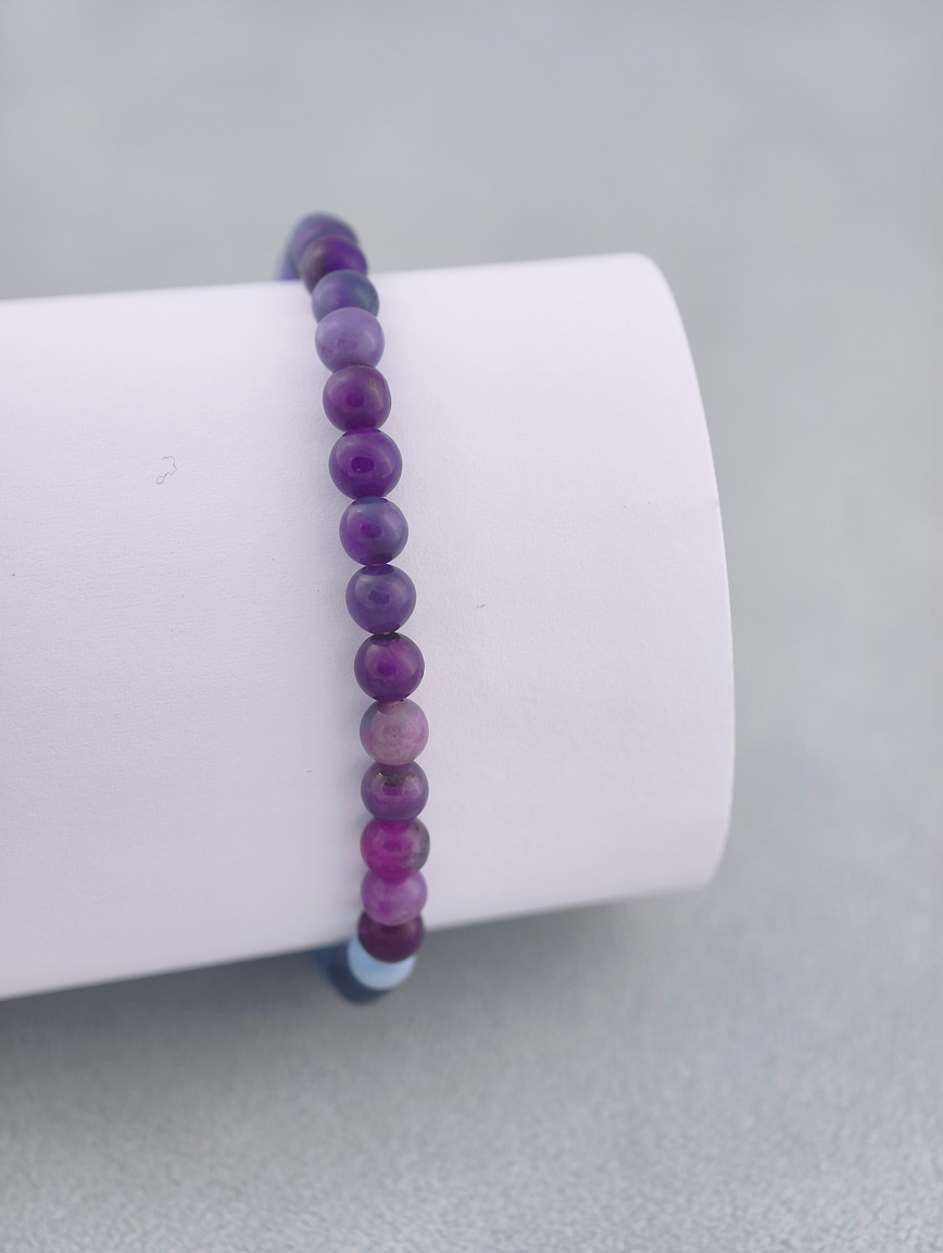 South African Natural Sugilite Bracelet image