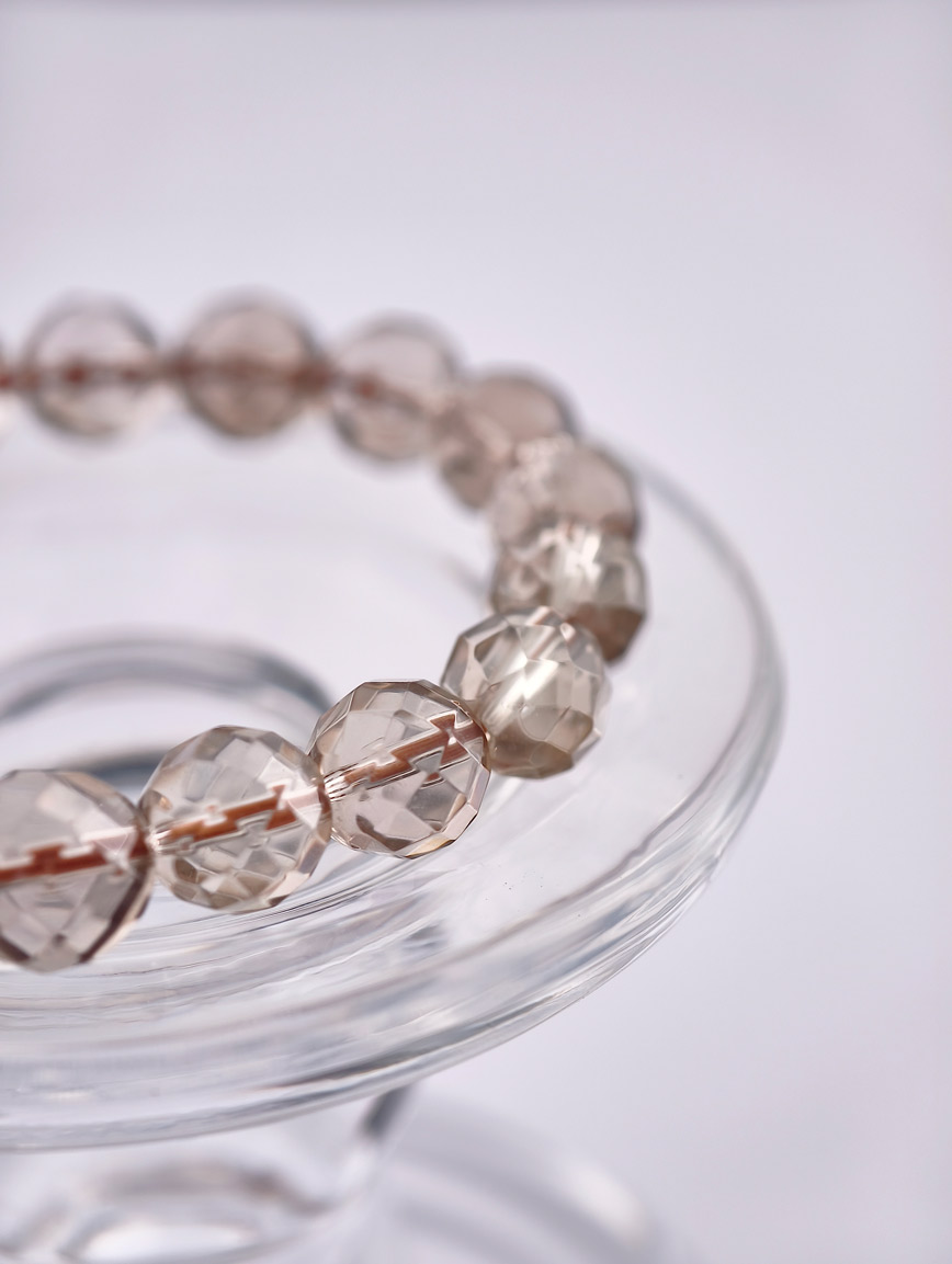 Natural Smoky Quartz Energy Bracelet image
