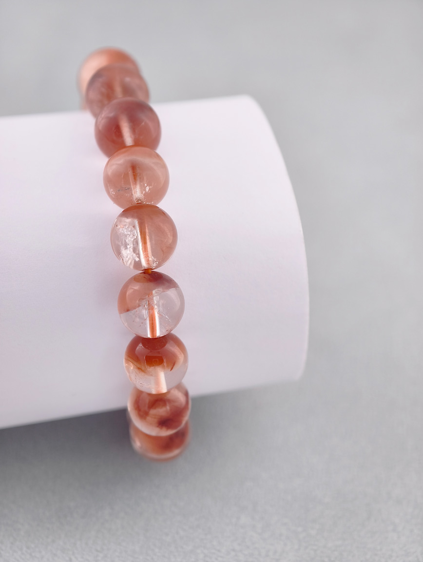 Natural Red Rabbit Fur Energy Bracelet image