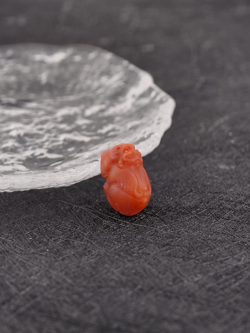 Natural South Red Agate Pi Xiu DIY Accessory image