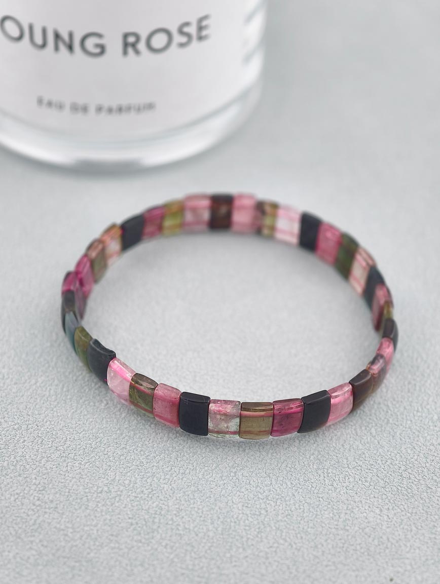 Natural Tourmaline Simple Style Bracelet image