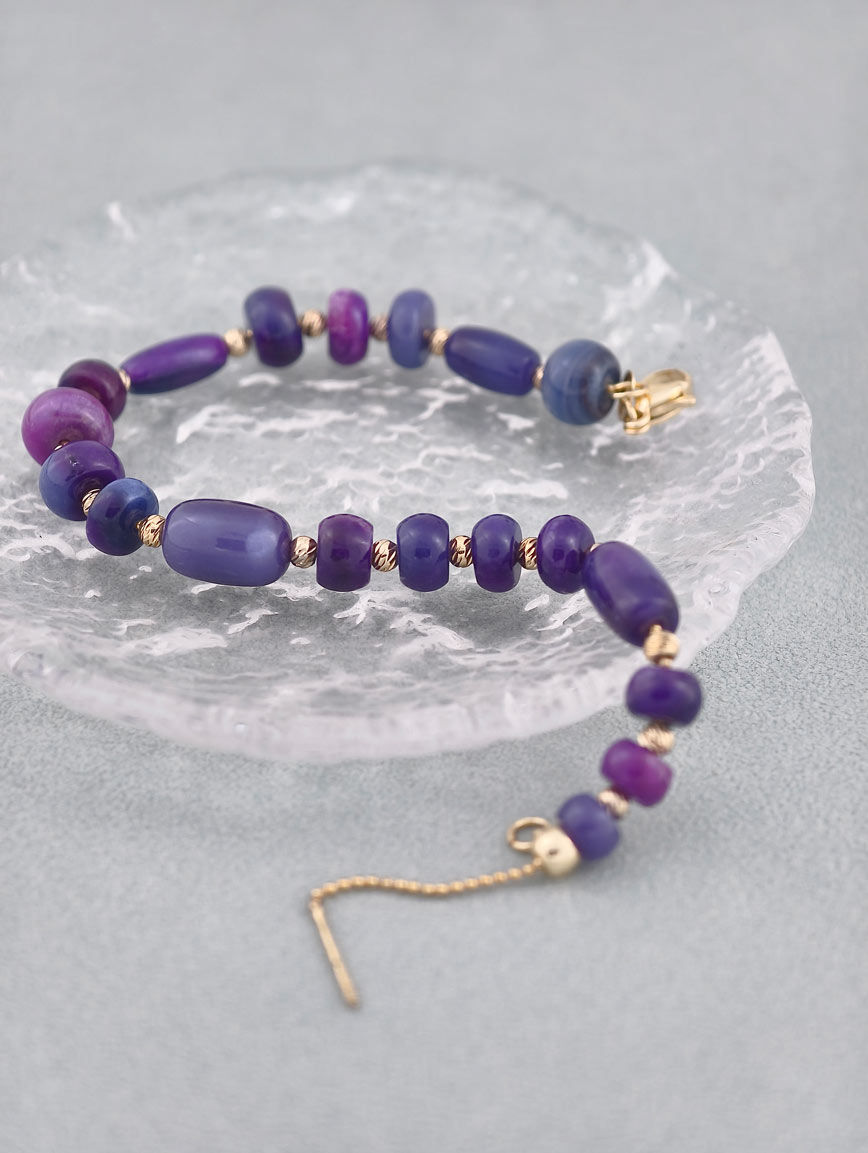 Collectible Natural Sugilite Exclusive Design Bracelet image