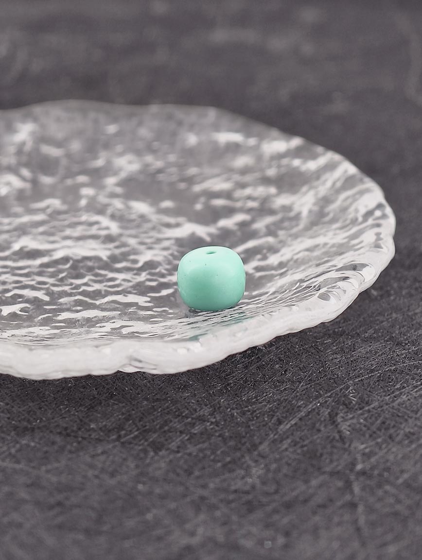 Natural Turquoise Vintage Drum Bead DIY Accessory image