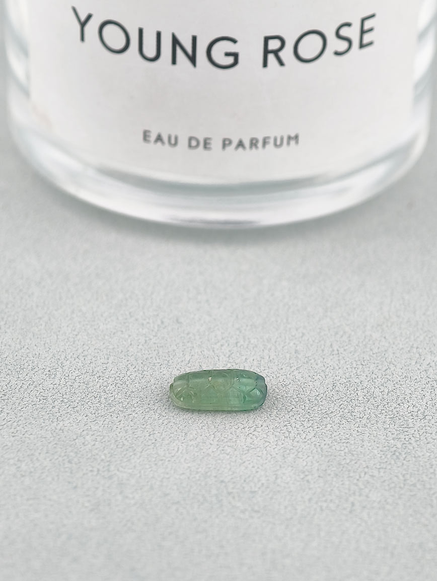 Natural Three Colors of Tourmaline Tortoise Shell DIY Accessory image