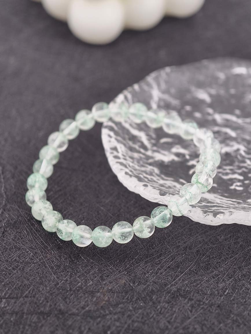 Natural Emerald Phantom Bracelet image