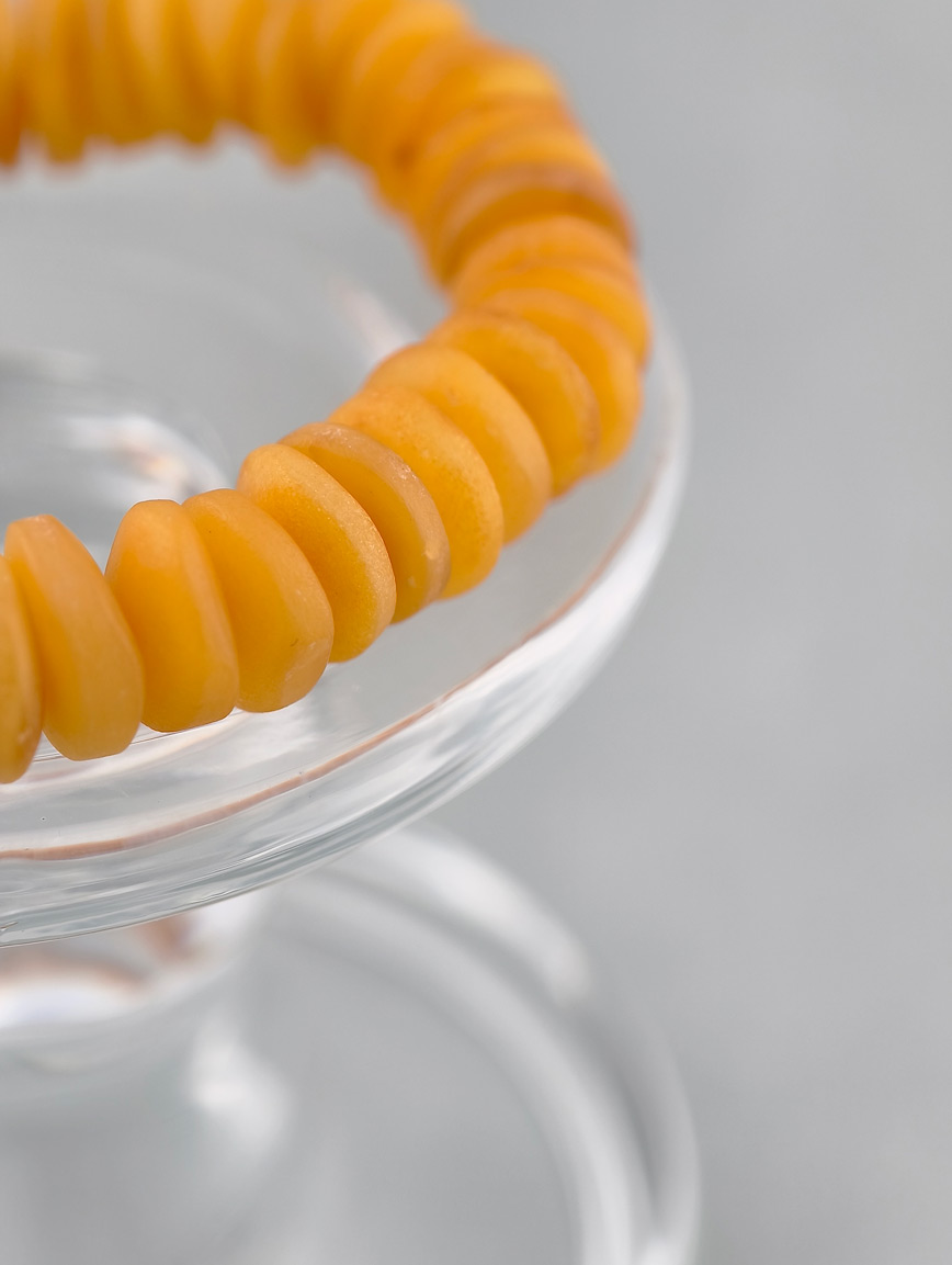 Natural Irregular Beeswax Bracelet image