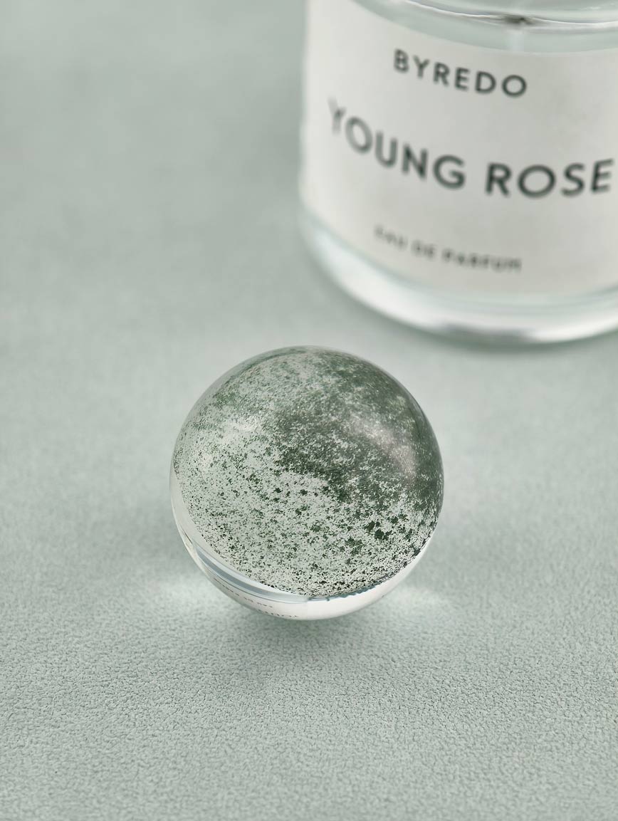 Natural Starlight Green Phantom Crystal Ball image