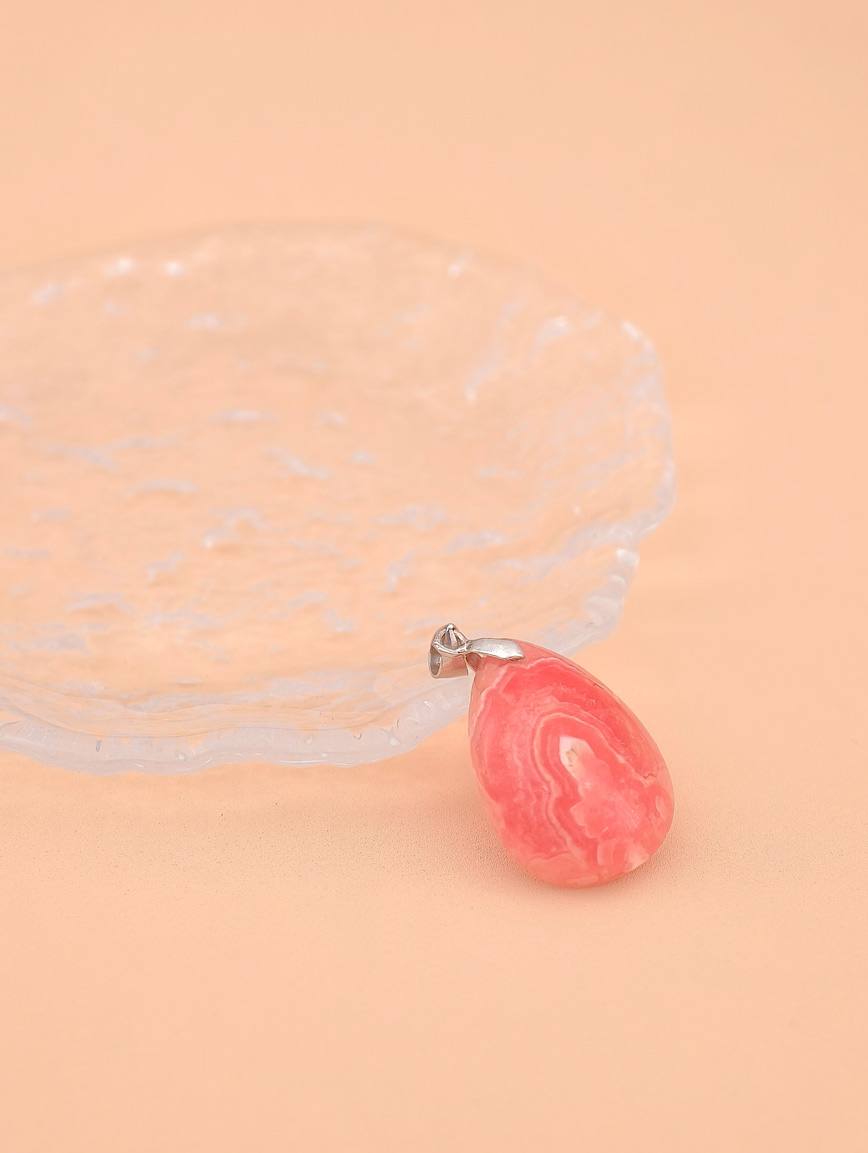 Natural Rhodochrosite Pendant image