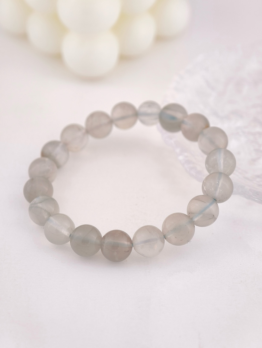 Natural Silver Rabbit Fur Bracelet image