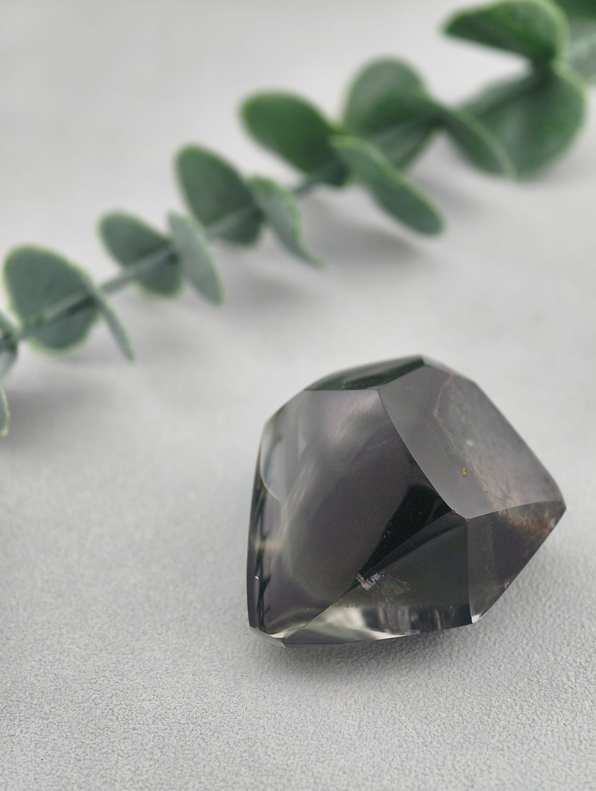 Natural Premium Green Phantom Crystal Pyramid Ornament image