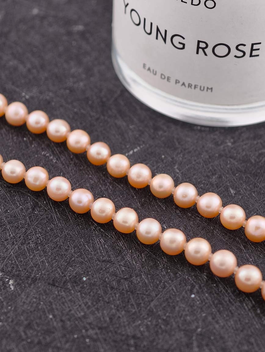 Orange Freshwater Pearl Necklace image