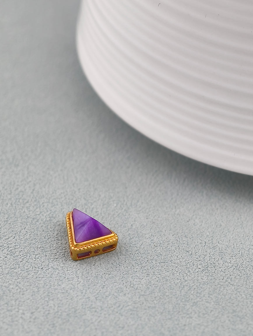 18K Gold Sugilite Exquisite Style DIY Accessory image