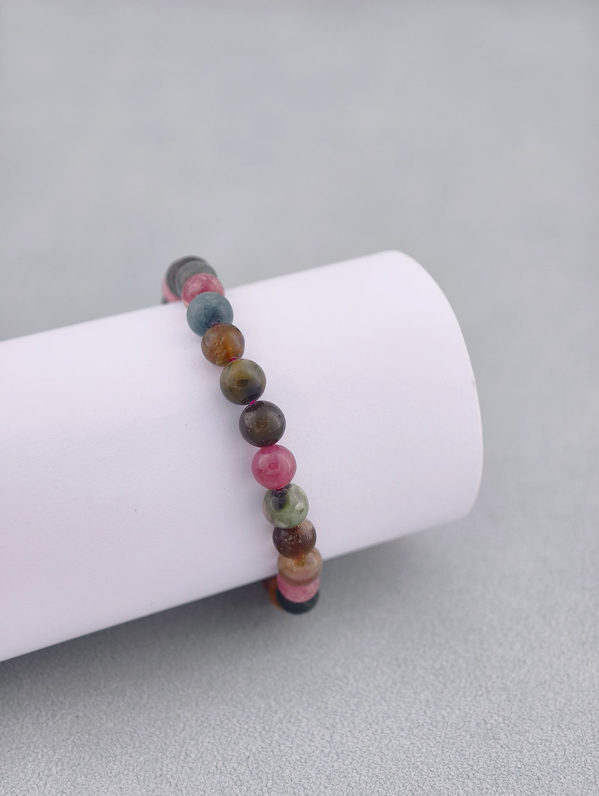 Natural Rainbow Tourmaline Bracelet image