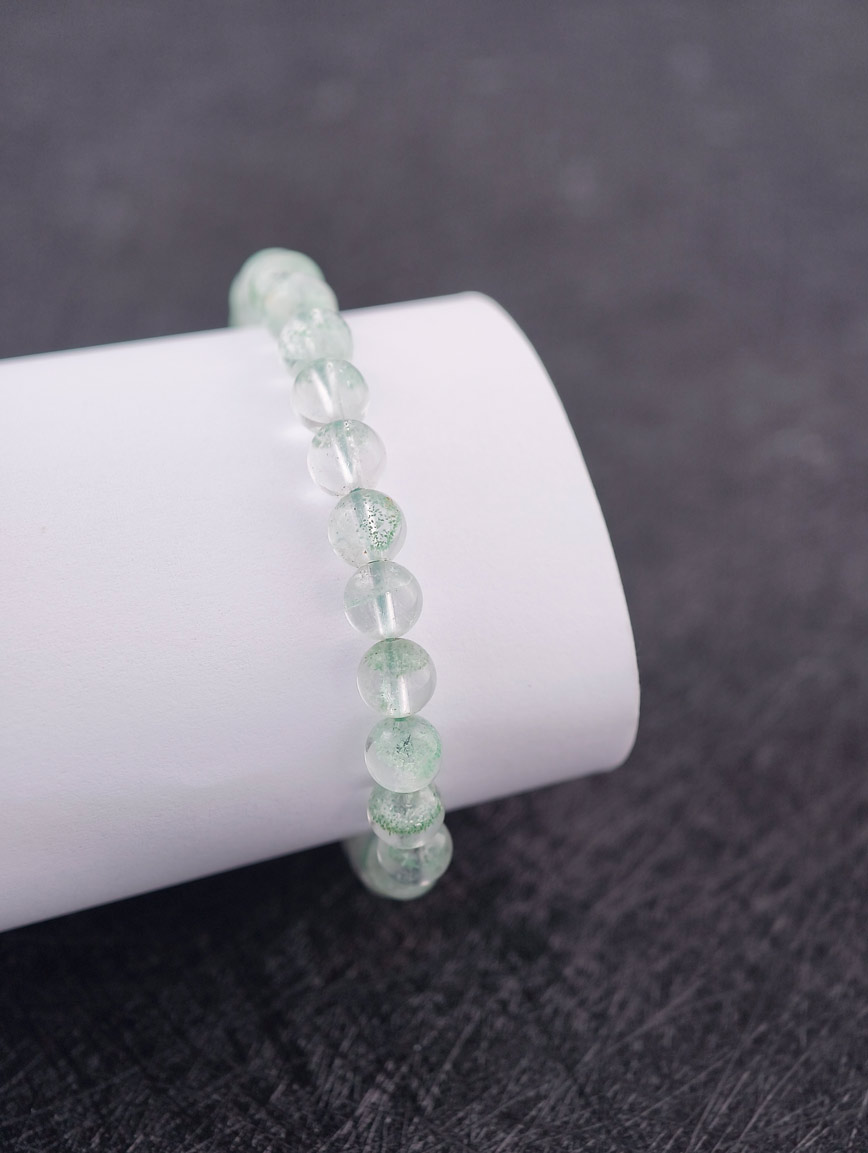 Natural Emerald Phantom Bracelet image