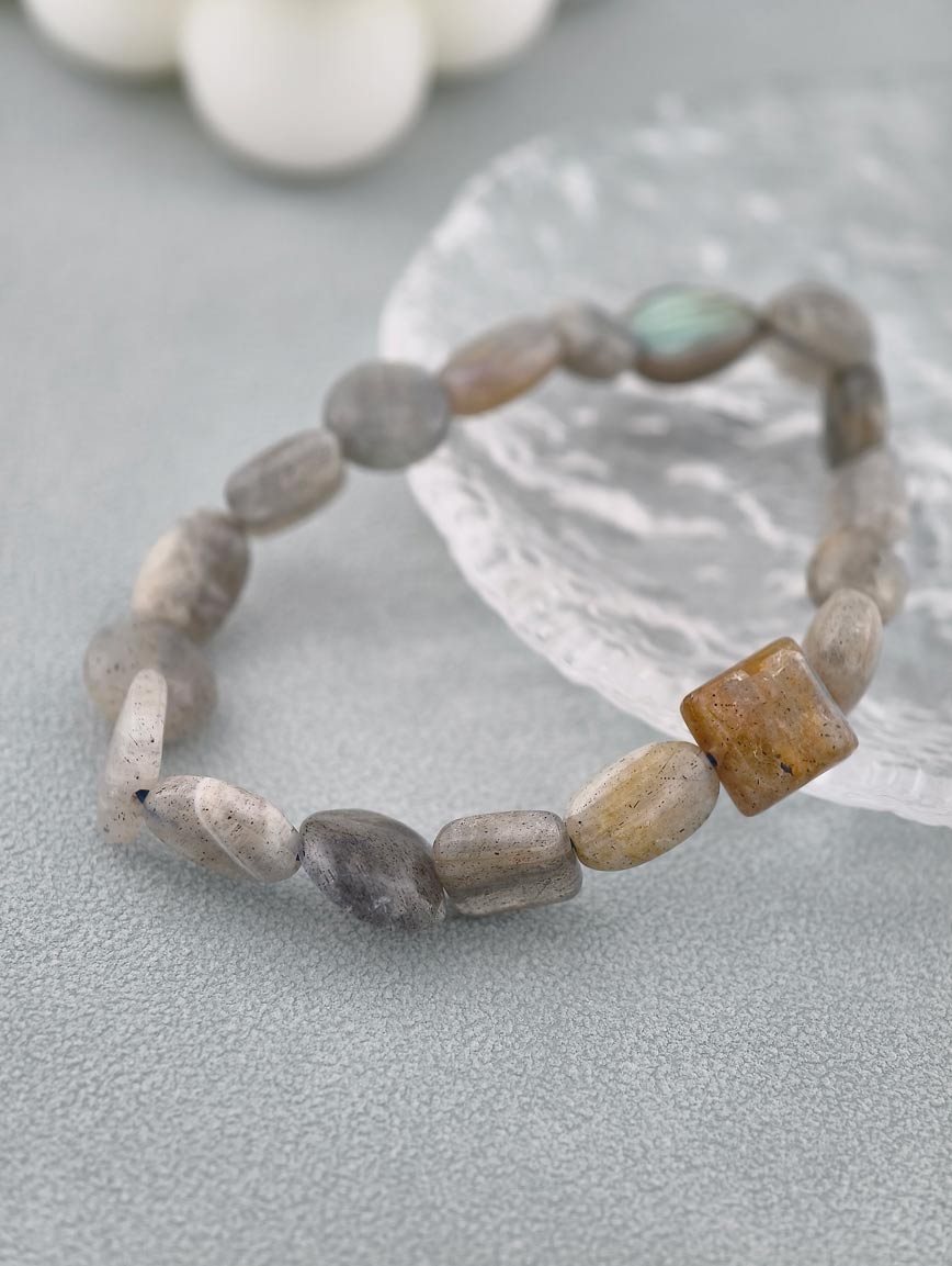 Natural Labradorite Energy Bracelet image