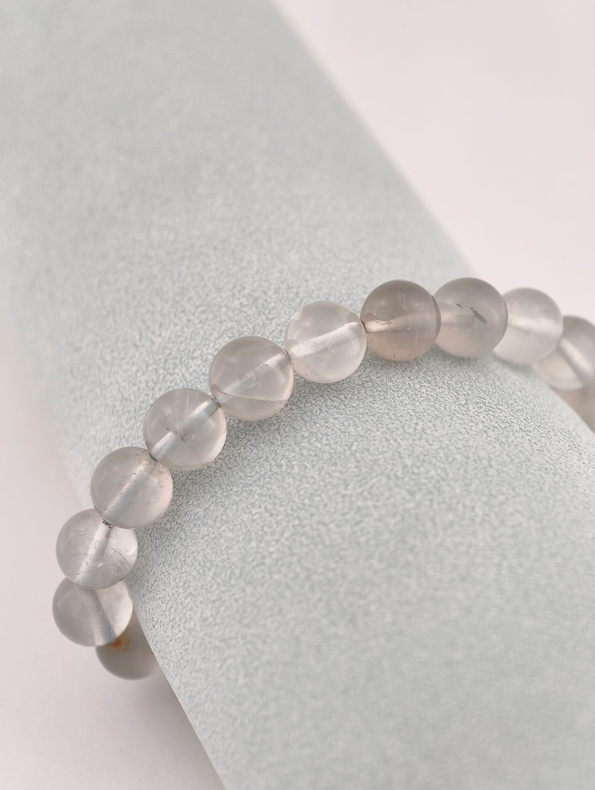 Natural Silver Rabbit Fur Bracelet image