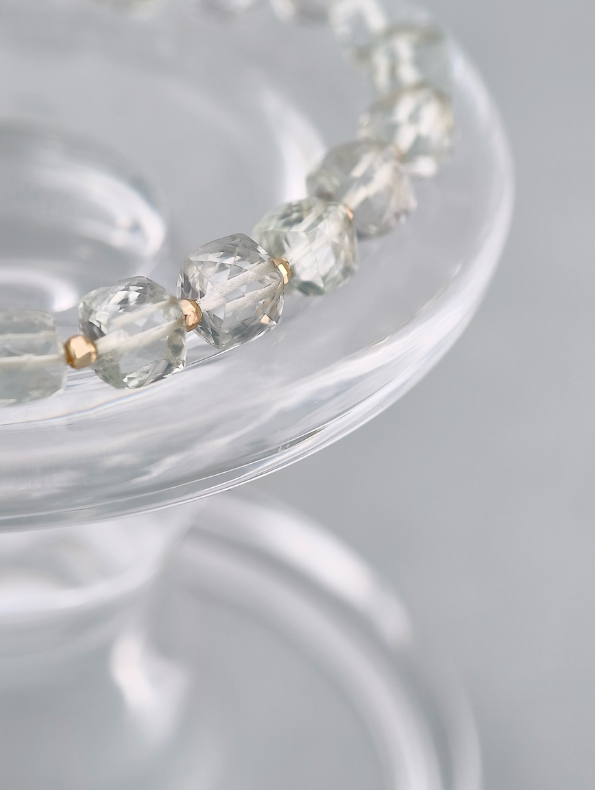 Natural Green Crystal Bracelet image