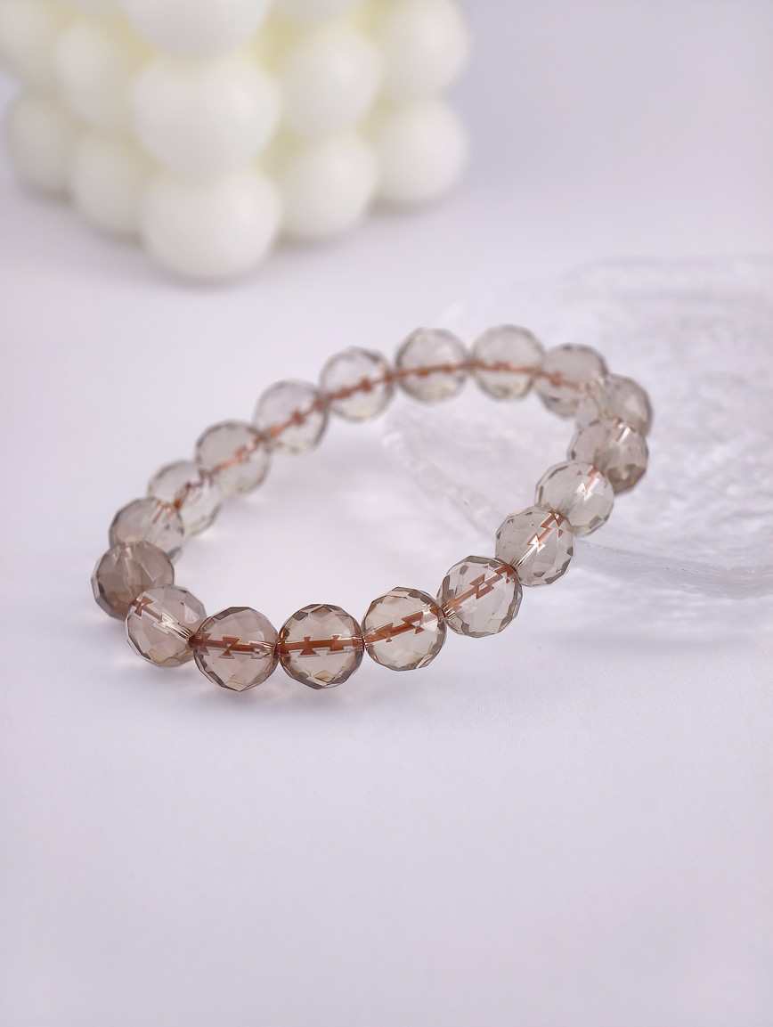 Natural Smoky Quartz Energy Bracelet image