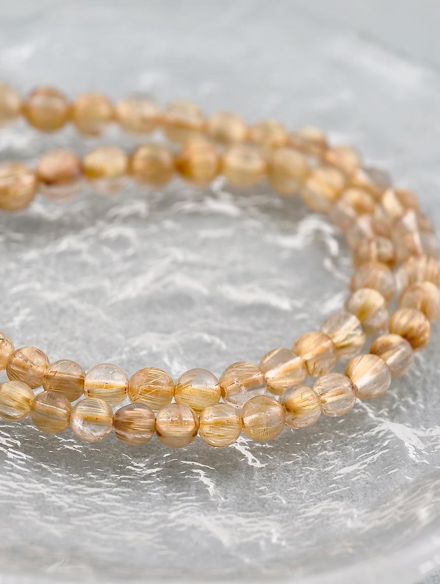 Natural Cat's Eye Rutilated Quartz Necklace image