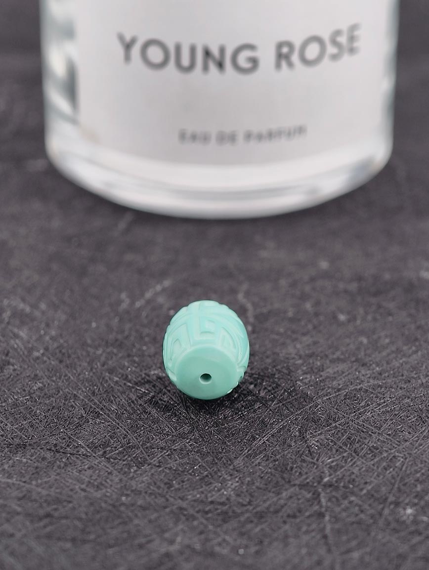 Natural Turquoise Vintage Ruyi Bead DIY Accessory image