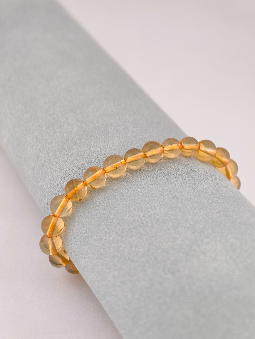 Natural Citrine Bracelet 9 mm image