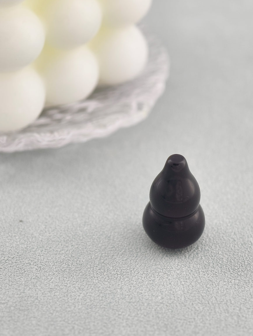 Natural Obsidian Gourd DIY Accessory image